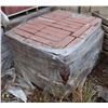 Image 1 : PALLET OF TERRACOTTA SPLIT FACED CINDER BLOCKS
