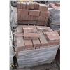 Image 1 : PALLET OF TERRACOTTA SPLIT FACED CONCRETE BLOCKS