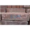 Image 2 : PALLET OF TERRACOTTA SPLIT FACED CONCRETE BLOCKS