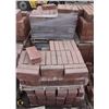 Image 1 : PALLET OF TERRACOTTA SPLIT FACED CONCRETE BLOCKS