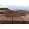 Image 2 : PALLET OF TERRACOTTA SPLIT FACED CONCRETE BLOCKS