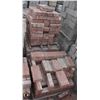 Image 1 : PALLET OF TERRACOTTA SPLIT FACED CONCRETE BLOCKS