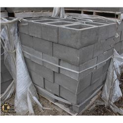 PALLET OF DARK GREY COLUMN BLOCKS