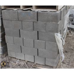 PALLET OF DARK GREY SINGLE BULLNOSE CINDER