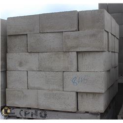 PALLET OF SPLIT FACE CINDER BLOCKS
