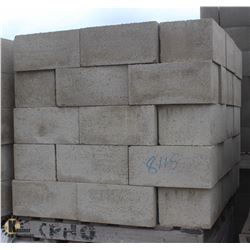 PALLET OF SPLIT FACE CINDER BLOCKS