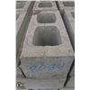 Image 2 : PALLET OF SPLIT FACED LEDGE CINDER BLOCKS