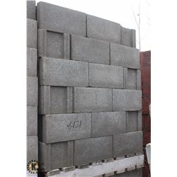 PALLET OF LIGHT GREY STRETCHER BLOCKS