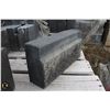 Image 2 : PALLET OF BLACK SPLIT FACED LEDGE BLOCKS