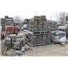 Image 1 : 11 SKIDS OF ASSORTED RETAINING WALL BLOCKS