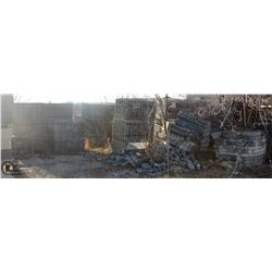 17 BINDED STACKS OF INTERLOCKING PAVING STONES