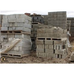 12 PALLETS OF ASSORTED BRICKS AND BLOCKS INCL.