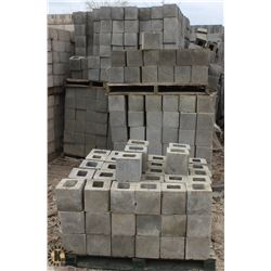 12 PALLETS OF ASSORTED BULLNOSE HALF BLOCKS