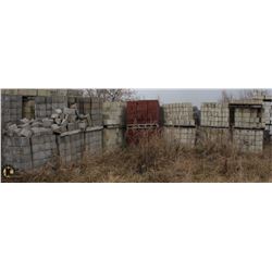 26 PALLETS OF ASSORTED BRICKS AND BLOCKS INCL.