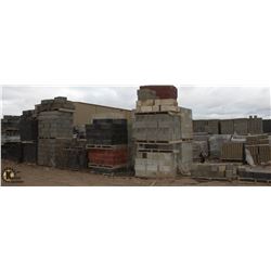 APPROX.. 22 PALLETS ASSORTED BRICKS AND BLOCKS