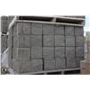 Image 1 : 3 PALLETS OF DARK GREY SPLIT FACED CORNER BLOCKS