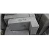 Image 2 : 3 PALLETS OF DARK GREY SPLIT FACED CORNER BLOCKS