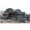 Image 2 : PALLET OF DARK GREY PARTITION CONCRETE BLOCKS