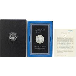 1883-CC $1 Morgan Silver Dollar Coin GSA Hoard Uncirculated w/ Box & COA