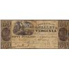 Image 1 : 1800's $50 The Bank of the Valley in Virginia Obsolete Note