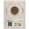 Image 2 : 1857 Braided Hair Half Cent Coin PCGS MS62BN