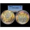 Image 1 : 1882-S $1 Morgan Silver Dollar Coin PCGS MS66 Amazing Toning