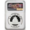 Image 2 : 2018 China Panda Silver Coin NGC MS70 Early Releases White Core