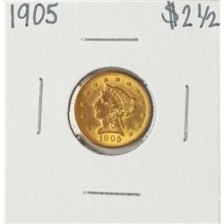 1905 $2 1/2 Liberty Head Quarter Eagle Gold Coin