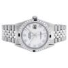 Image 5 : Rolex Mens Stainless Steel MOP 36MM Diamond & Sapphire Datejust Wristwatch