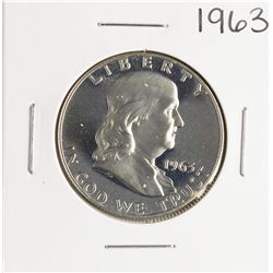 1963 Proof Franklin Half Dollar Coin