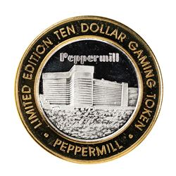 .999 Fine Silver Peppermill Reno, Nevada $10 Limited Edition Gaming Token