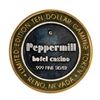 Image 2 : .999 Fine Silver Peppermill Reno, Nevada $10 Limited Edition Gaming Token
