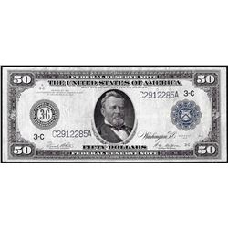 1914 $50 Federal Reserve Bank Note Philadelphia
