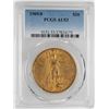Image 1 : 1909/8 $20 St. Gaudens Double Eagle Gold Coin PCGS AU53