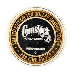 .999 Fine Silver Comstock Hotel & Casino Reno, NV $10 Limited Edition Gaming Token