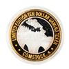 Image 2 : .999 Fine Silver Comstock Hotel & Casino Reno, NV $10 Limited Edition Gaming Token