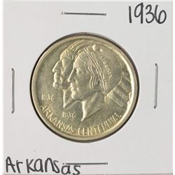 1936 Arkansas Centennial Commemorative Half Dollar Coin