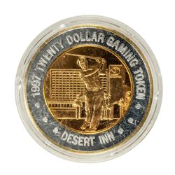 .999 Silver Desert Inn Las Vegas, Nevada $20 Limited Edition Gaming Token