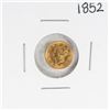 Image 1 : 1852 Type 1 $1 Liberty Head Gold Dollar Coin
