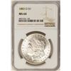 Image 1 : 1883-O $1 Morgan Silver Dollar Coin NGC MS64