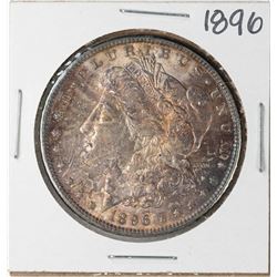 1896 $1 Morgan Silver Dollar Coin with Amazing Toning