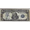 Image 1 : 1899 $5 Indian Chief Silver Certificate Note