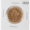 Image 1 : 1880 $10 Liberty Head Eagle Gold Coin