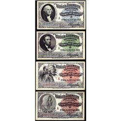 Lot of (4) 1893 World's Columbian Exposition Tickets
