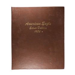 Set of 1986-2019 $1 American Silver Eagle Coins in Dansco Book