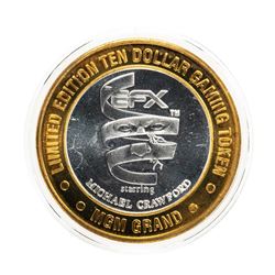 .999 Silver MGM Grand Las Vegas $10 Casino Limited Edition Gaming Token