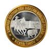 Image 2 : .999 Silver Silver Smith Casino Resort Wendover, NV $10 Limited Edition Gaming Token