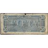 Image 2 : 1864 $50 Confederate States of America Note