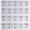 Image 1 : Set of 1986-2005 $5 American Gold Eagle Coins PCGS MS69