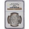 Image 1 : 1897 VAM-6A $1 Morgan Silver Dollar Coin NGC MS64 Pitted Reverse Top 100